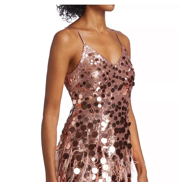 Ramy brook mini dress rose gold rina dress 2 nwt - Picture 13 of 13